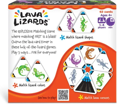 Vista 3 de TREND enterprises Lava Lizards Three Corner Juego de estrategia para toda la familia