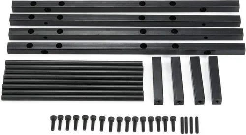 Vista 3 de RC Car Alloy Tire Rack/Rack de rueda para llanta de 1.9 '' 2.2 "Llanta SCX10 D90 CC01 TRX4 RC Crawler (negro)