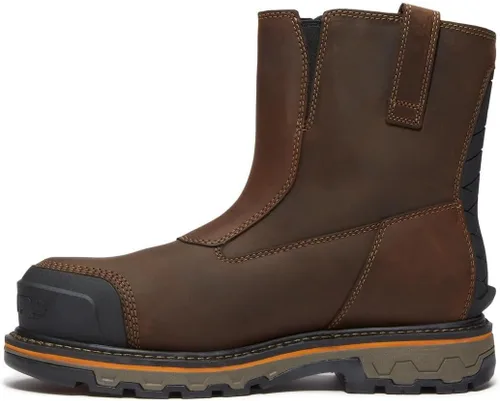 Vista 7 de Timberland PRO Men's True Grit Chelsea Composite Safety Toe Waterproof Marrón oscuro V1