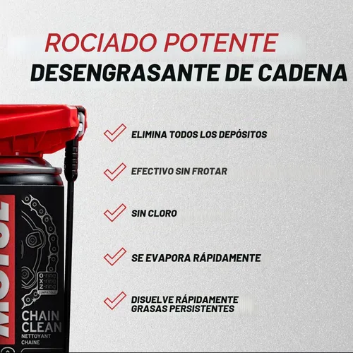 Vista 3 de MOTUL 103243 C1 Limpiador de cadena, 9.8 onzas