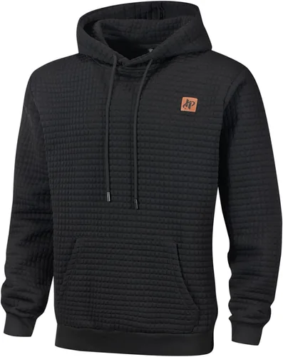 Vista 2 de Keasmto Sudaderas con capucha para hombre con estampado de teñido anudado, manga larga, sudaderas casuales con bolsillo
