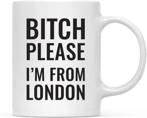 Vista 33 de Andaz Press Taza de café de 11 onzas, regalo de broma, Bitch Please I'm from Alabama, paquete de 1, incluye caja de regalo, divertidas ideas