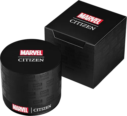 Vista 7 de Citizen Reloj Marvel Thor Eco-Drive para hombre Negro
