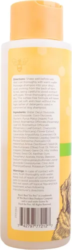 Vista 3 de Burt's Bees for Pets Champú desodorante para perros, manzana y romero, 16 onzas líquidas