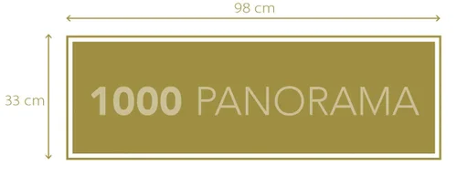 Vista 6 de Clementoni - Harry Potter Panorama Puzzle 1000pcs Potter-1000 Hecho en Italia, 1000 Piezas, Panorámico, Películas Famosas, Diversión para Adultos