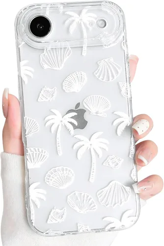 Vista 30 de NITITOP Funda para iPhone 13 Clear Sea Animal - Pez negro Pescado Negro