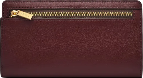 Vista 3 de Fossil Cartera delgada de cuero Liza para mujer