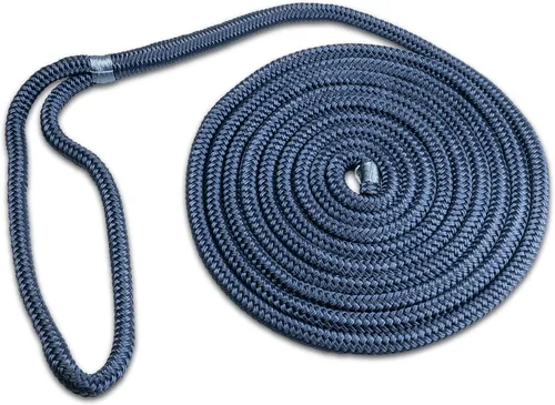 Vista 10 de Línea de muelle de nailon trenzado doble - Cuerda de barco - Accesorios marinos y pontones - Cuerdas y lazos trenzados y reforzados