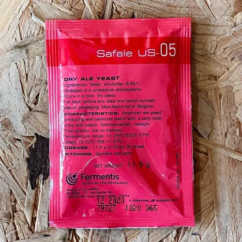 Vista 2 de Fermentis DY26 Levadura seca - Safale US-05 (0.41 oz)