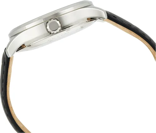 Vista 3 de Citizen NH8350-08E Reloj automático con correa de cuero para hombre con esfera negra y fecha de día, Reloj automático