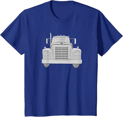 Vista 35 de Camiseta clásica de camión pesado International Harvester IH Loadstar, Negro, S