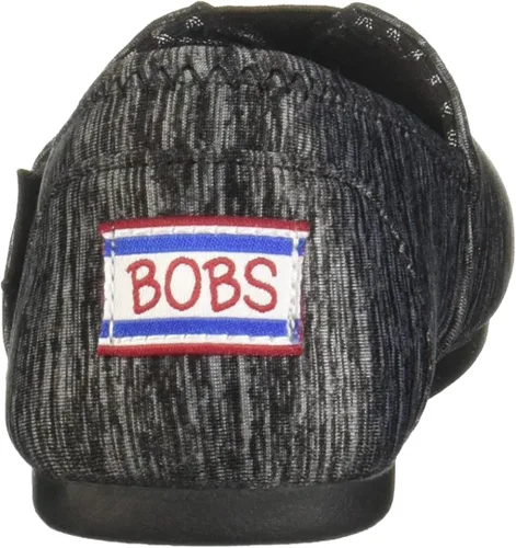 Vista 3 de BOBS de Skechers - mocasines sin agujetas y a la moda para mujer de felpa pantuflasmocasines