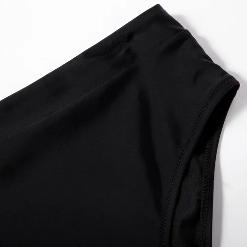 Vista 7 de RUUHEE Conjunto de bikini para mujer, parte superior en V profundo, traje de baño de 2 piezas