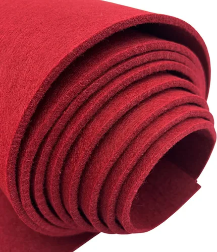 Vista 2 de aufodara Tela de fieltro 11.8 x 98.4 pulgadas Rollo de tela de fieltro para manualidades, fieltro de 3mm de espesor para manteles de fieltro DIY