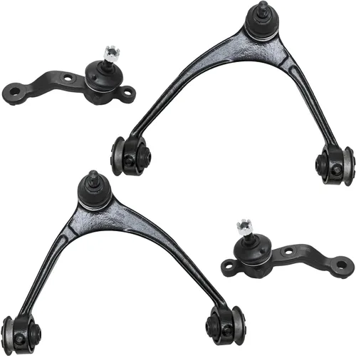 Vista 200 de Detroit Axle - Ejes de eje CV delantero izquierdo y derecho + Reemplazo de juntas esféricas de brazos de control inferiores delanteros para Ford