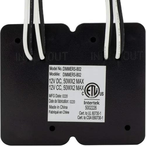 Vista 3 de Interruptor de atenuación RecPro Interruptor de atenuación táctil de 12V para RV Compatible con bombillas LED, incandescentes o halógenas (doble)