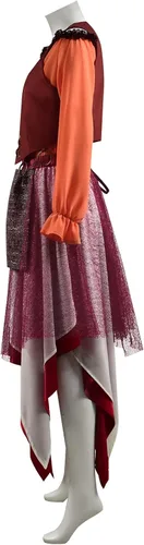 Vista 2 de Disfraz de Mary Sanderson para mujer, para Halloween, cosplay, camisa de manga larga, chaleco, conjunto completo