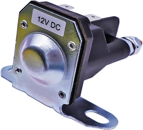 Vista 3 de Solenoide de arranque AM138068 725-04439 Reemplazo para tractor de césped John Deere MTD Cub Cadet