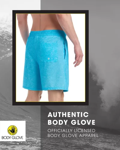 Vista 5 de Body Glove Mens Swim Trunks Stretch Fit Bathing Suit for Men 7 Quick Dry Swimwear Board Shorts Swim Suit (S-XXL)