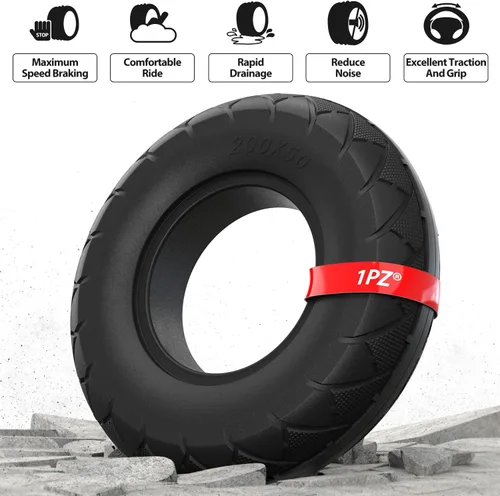 Vista 2 de 1PZ Reemplazo de neumáticos sólidos de 200 x 50 (8 x 2) para Razor E100 E150 E175 E200 Gas Scooter Schwinn Bladez Mongoose Dune Buggy ePunk Crazy