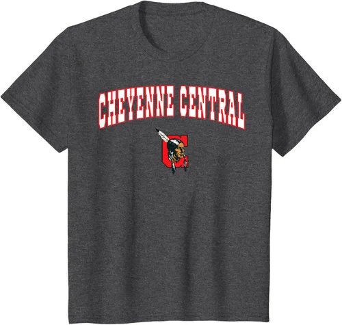 Vista 26 de Cheyenne Central High School Indians T-Shirt C2