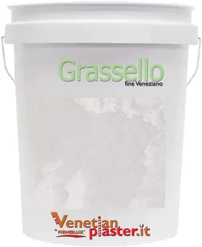 Vista 39 de Grassello Auténtico Yeso veneciano Yeso pulido brillante Hecho en Italia a partir de lima y mármol Colores claros (5) Color: BMAF310 Sutil