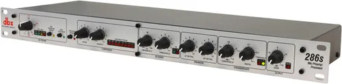 Vista 3 de DBX 286s Micrófono procesador preamplificador.