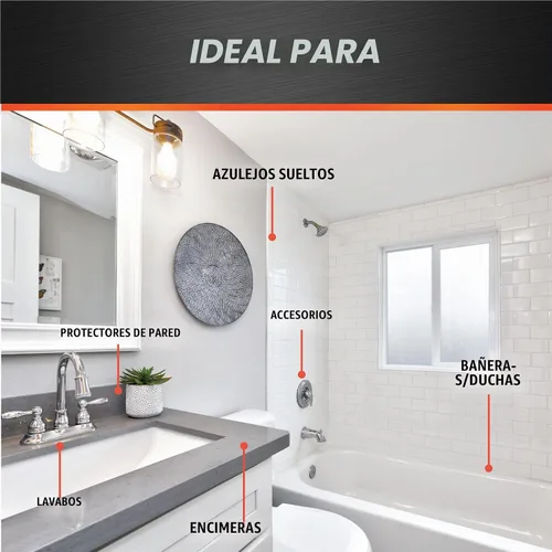 Vista 6 de DAP Kwik Seal - Calafateo adhesivo para cocina y baño, blanco, 2.8 onzas (7079800954)