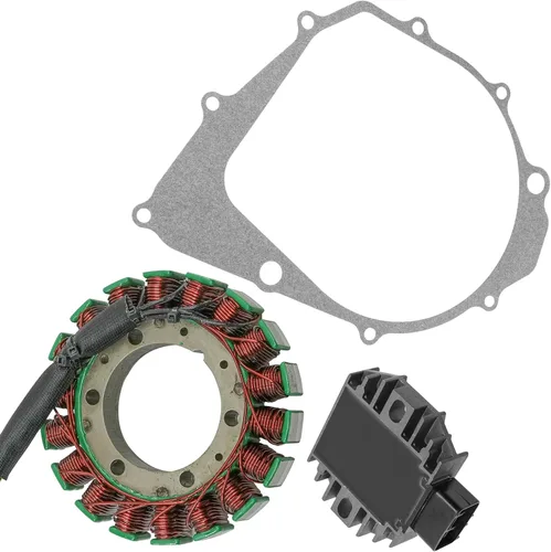 Vista 5 de Caltric Estator y Regulador Rectificador W/Junta Compatible Con Yamaha Raptor 350 Yfm350R 2004-2013