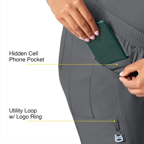 Vista 3 de WonderWink Pantalón deportivo de maternidad para mujer