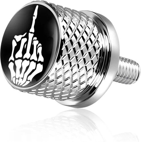Vista 11 de GUAIMI Kit de tuercas de tornillo para asiento de guardabarros, rosca de 1/4"-20 compatible con Harley Sportster Touring Softail Dyna CVO Electra