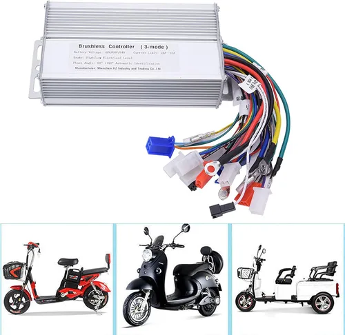 Vista 3 de Controlador de motor sin escobillas 48V 60V 64V 1000W 1500W controlador de motor para eléctrico