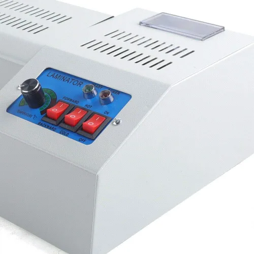 Vista 6 de Máquina laminadora de 13 pulgadas, laminadora térmica de 176.0-356.0 °F con 4 rodillos, máquina laminadora A3 y A4 para el hogar, oficina, escuela