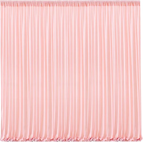 Vista 32 de Cortinas de Fondo Beige - Cortinas de Poliéster Sin Arrugas para Fotografía, Cortinas de Fondo para Fiestas, para Decoraciones de Baby Shower