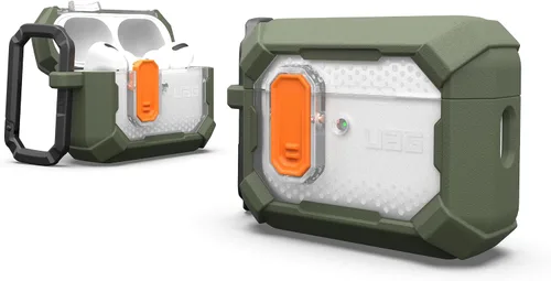 Vista 17 de UAG Scout - Funda para AirPods Pro 3 Gen 2025, con mosquetón, color negro Protección resistente, prueba de caídas de grado militar, cierre seguro