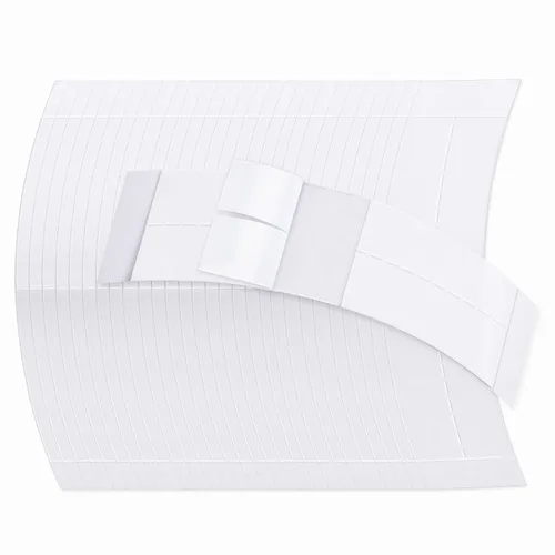 Vista 9 de Kachanaa 48 piezas de pegamento de encaje ultra fuerte impermeable de doble cara para peluca de encaje frontal, cinta adhesiva de encaje de sujeción