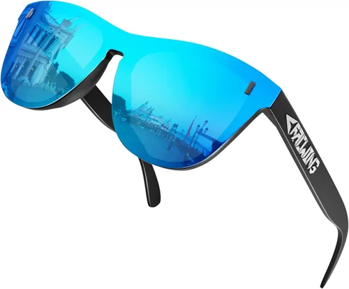 Vista 43 de ROCKNIGHT HD Polarized UV400 Protection Anti Glare Sunglasses TR90 Frame Lightweight Beach Driving