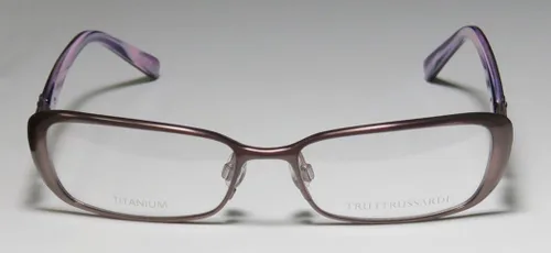 Vista 3 de Trussardi 12507 For LadiesWomen Designer Full-Rim Shape Titanium Flexible Hinges Optical EyeglassesSpectacles