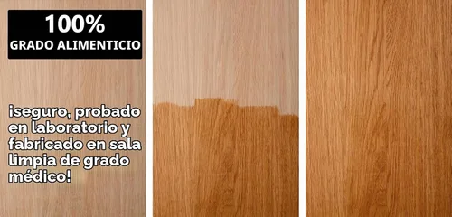 Vista 4 de Materialix Aceite mineral de grado alimenticio – 8.45 onzas líquidas Tabla de cortar, aceite de bloque de carnicero y acondicionador de madera