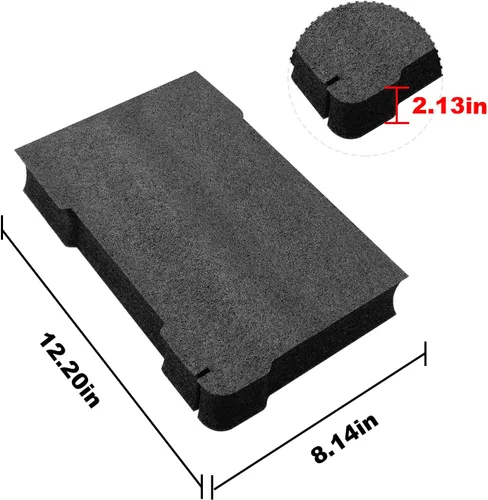 Vista 2 de 48-22-8430 Insertos de espuma de embalaje para cajas de herramientas de cajones de paquetes - (insertos de espuma Econo 2 piezas)