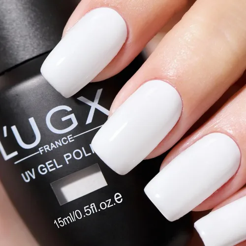 Vista 17 de L'UGX Esmalte de Uñas en Gel Negro Navideño 15ML (0.5 onzas líquidas) Removible Colores de Gel UV para Arte de Uñas Manicura y Pedicura DIY en Casa