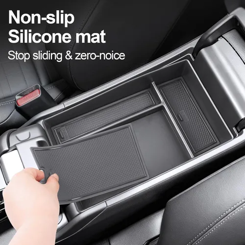 Vista 4 de SHAOHAO 2 unidades para Honda HR-V 2026 2027 Organizador de consola central y organizador inferior para Honda HR-V HRV 2023 2024 2025 2026 2027