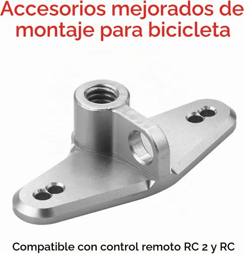 Vista 4 de RC2 Adaptador de montaje de bicicleta para DJI Mini 3 Pro/Mini 4 Pro/Mini 3/Neo controlador con pantalla 1/4 puerto de tornillo para montaje