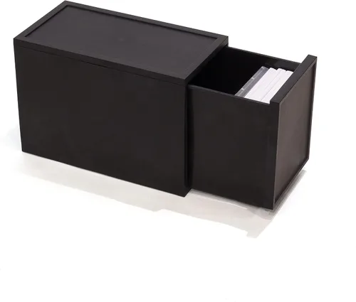 Vista 12 de ASTAGE Cajón de plástico con bloque de cajones apilables, almacenamiento modular, cajón de almacenamiento para el hogar, armario, sala de estar