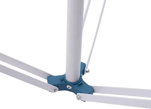 Vista 8 de Estante de secado de ropa plegable, estantes portátiles de ropa para interiores, percha de ropa portátil, soporte de trípode plegable independiente