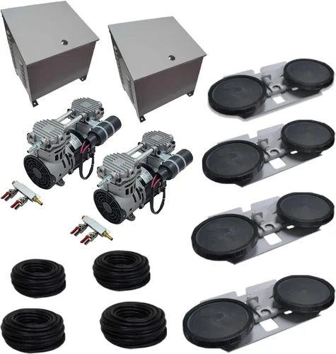 Vista 7 de Sistema de aireación profesional - Bomba aireadora de estanque de 1/2 HP 3.9 CFM