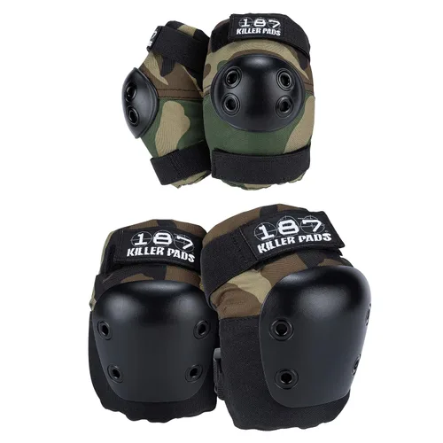 Vista 7 de 187 Killer Pads Paquete combinado de rodilleras, coderas, negro, XS