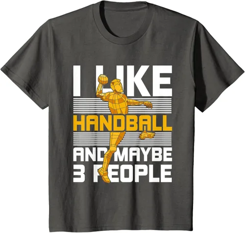 Vista 29 de Divertido jugador de balonmano atleta regalo balonmano camiseta Negro