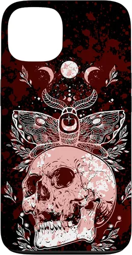 Vista 7 de Death Moth Gothic Dark Witch Occult Wiccan Goth Moon Pattern Case for iPhone 16