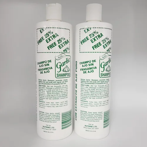 Vista 2 de Champú de ajo sin perfume, 20 onzas (20.0 fl oz) (paquete de 2)